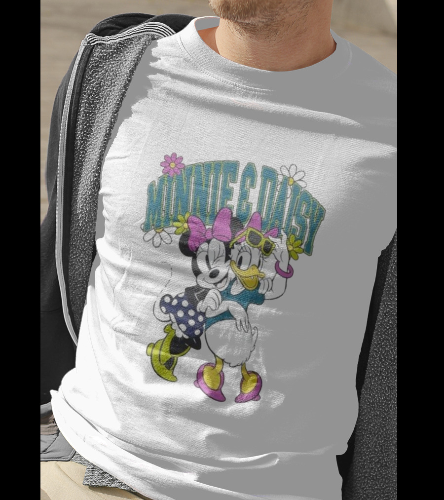 Disney Minnie And Daisy Youth Playful Friends T-Shirt