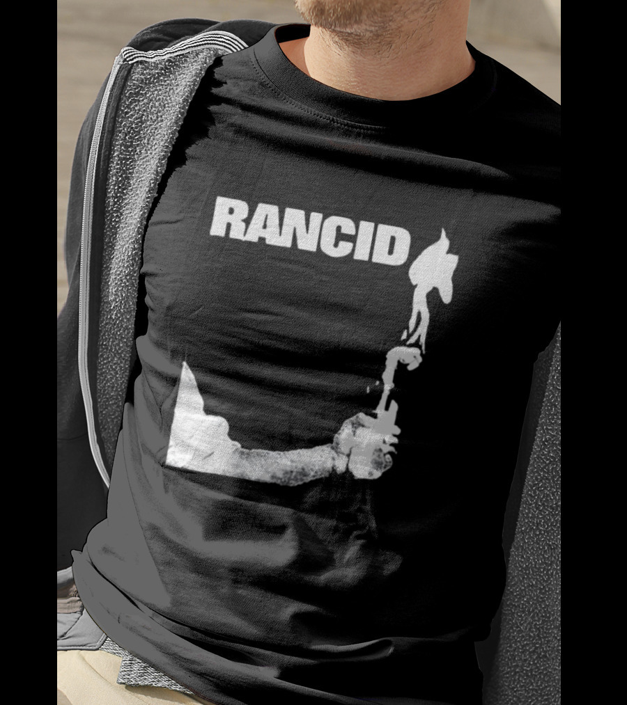 Rancid Band Logo Molotov Cocktail T-Shirt