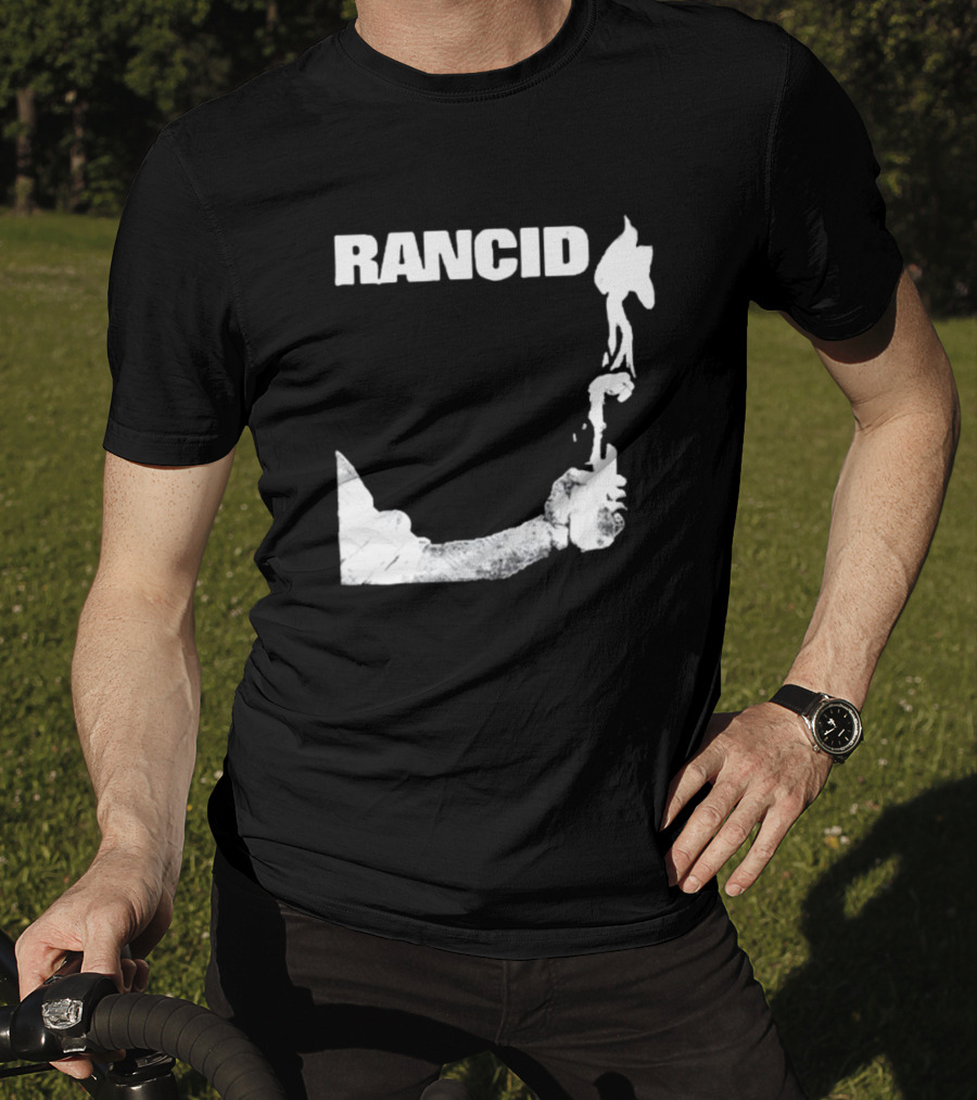 Rancid Band Logo Molotov Cocktail T-Shirt