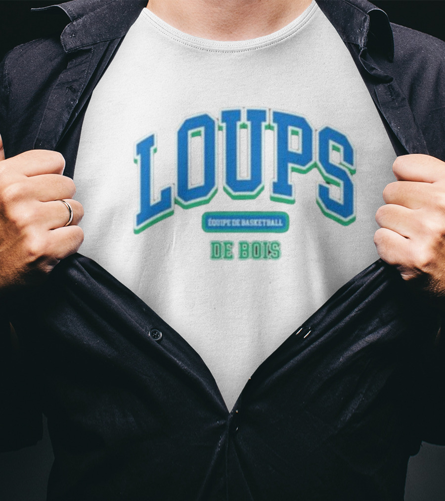 Loups Équipe De Basketball De Bois Rudy Gobert T-Shirt