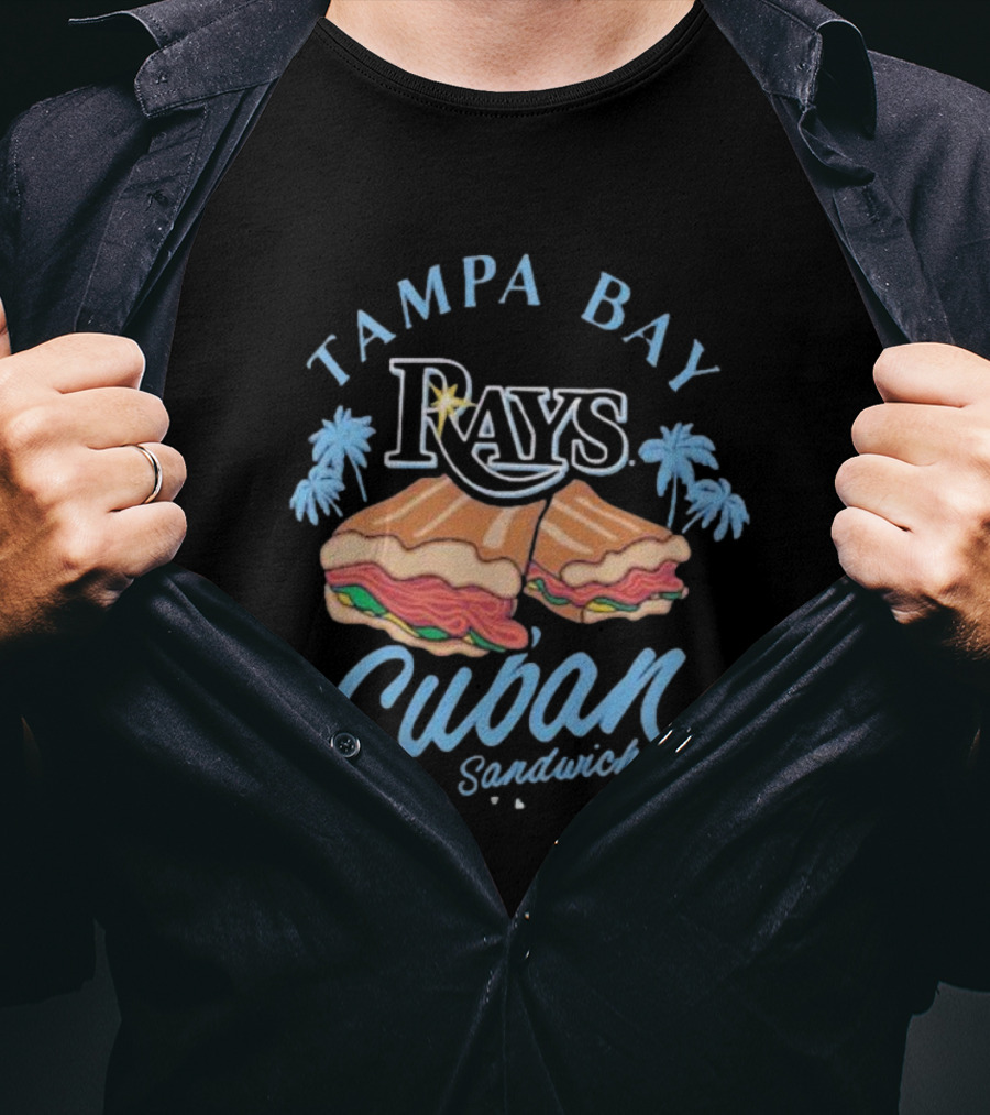 Tampa Bay Rays Cuban Sandwich T-Shirt