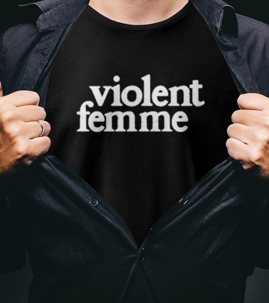 Violent Femme Band Inspired Text T-Shirt
