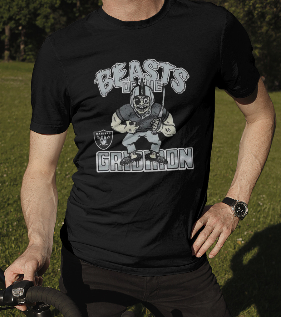 Las Vegas Raiders Beasts Of The Gridiron Raiders T-Shirt