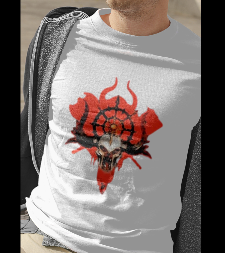 Slaves To Darkness Ravagers Skull And Chaos T-Shirt