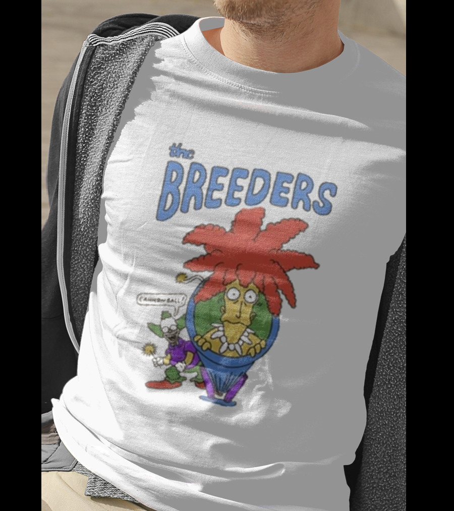 The Breeders I'm The Last Splash Cartoon Character With Red Hair In Vase T-Shirt