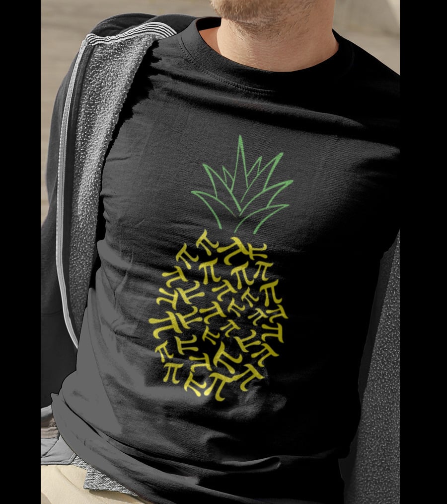 Pi Day Pineapple Math Humor T-Shirt