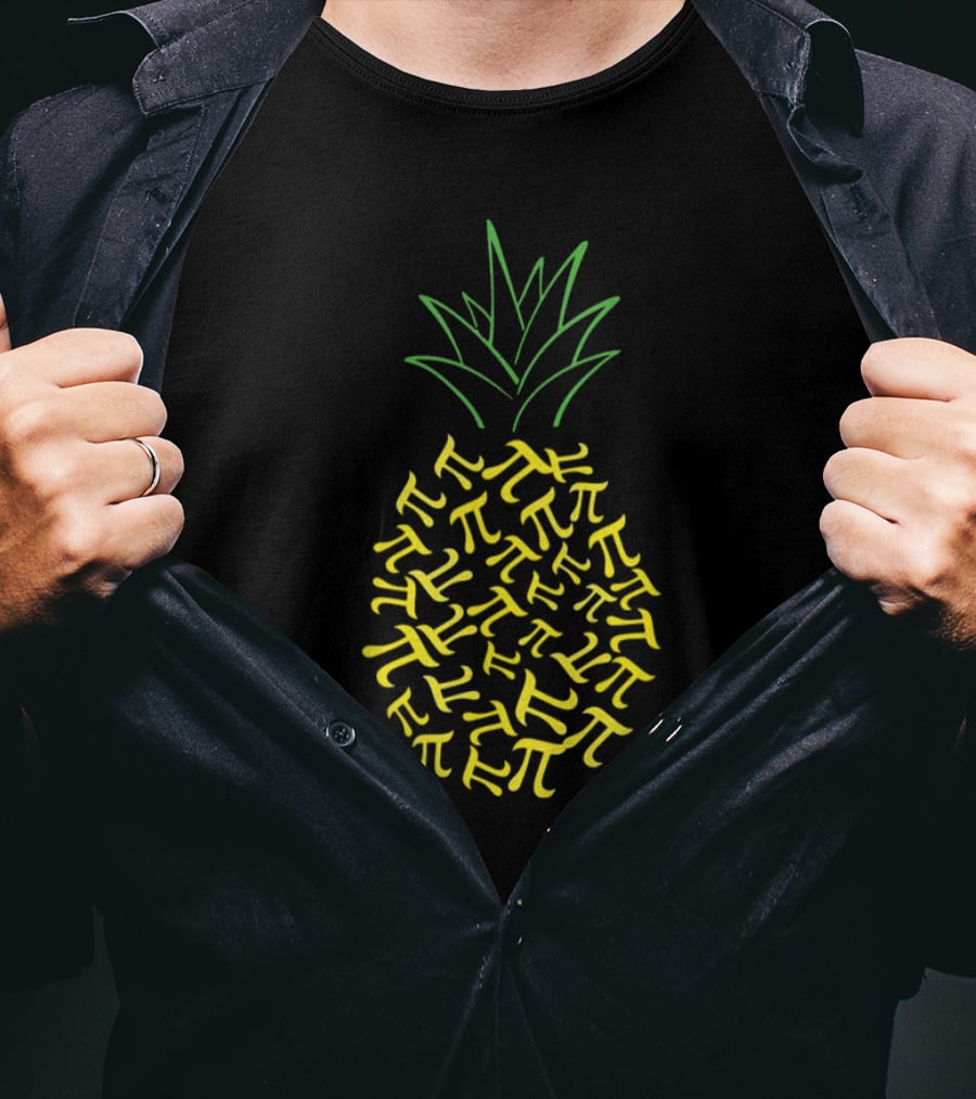 Pi Day Pineapple Math Humor T-Shirt