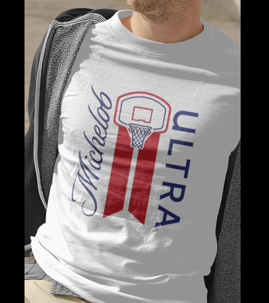 Michelob Ultra Basketball Hoop T-Shirt