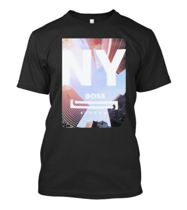 NY Boss Stereo Skyscraper Cityscape T-Shirt