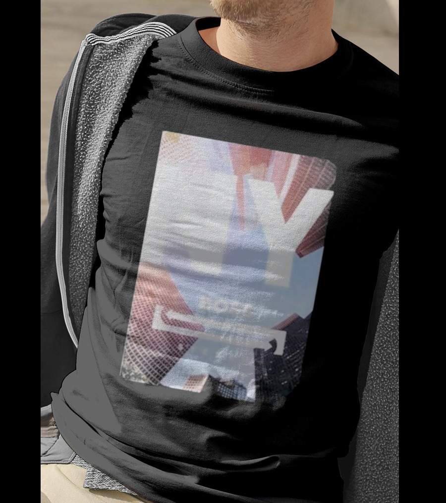 NY Boss Stereo Skyscraper Cityscape T-Shirt