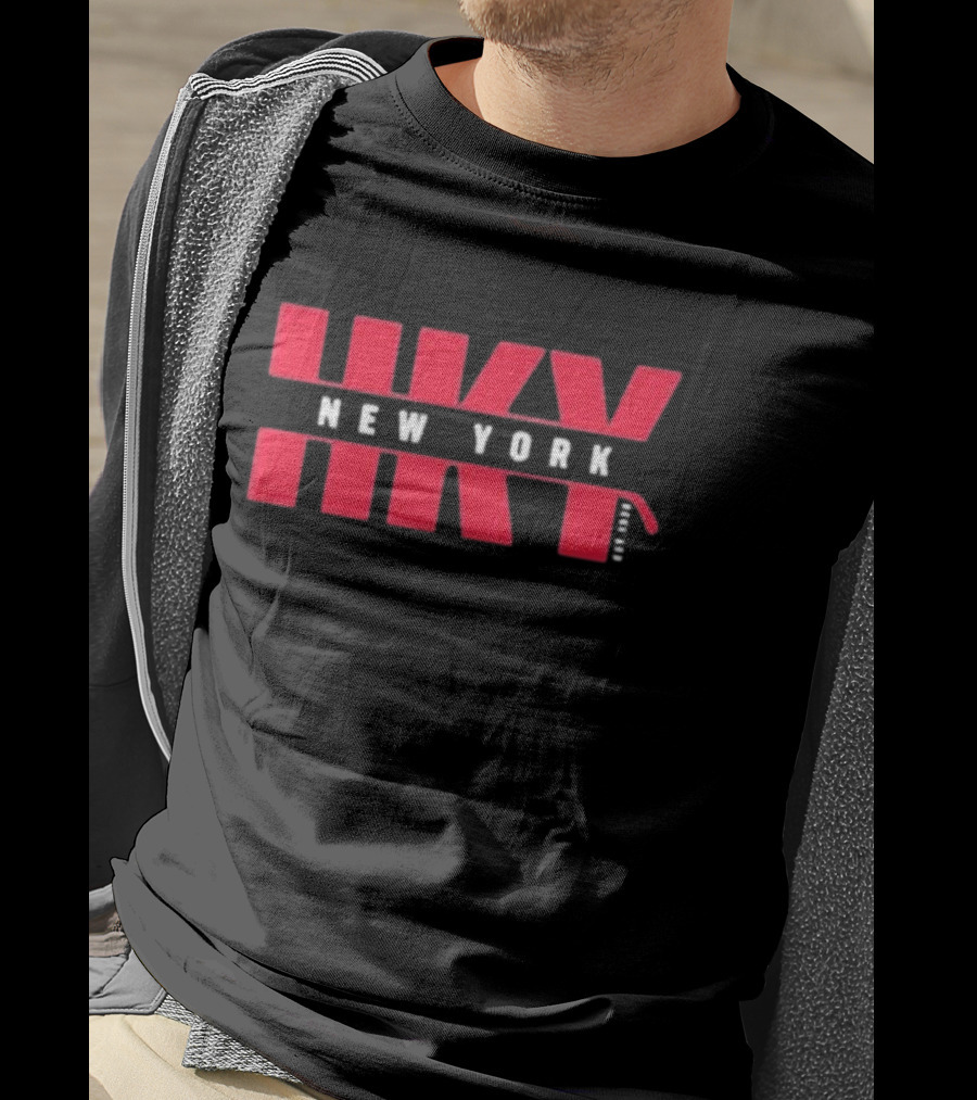 New York HKY Hockey Stick T-Shirt