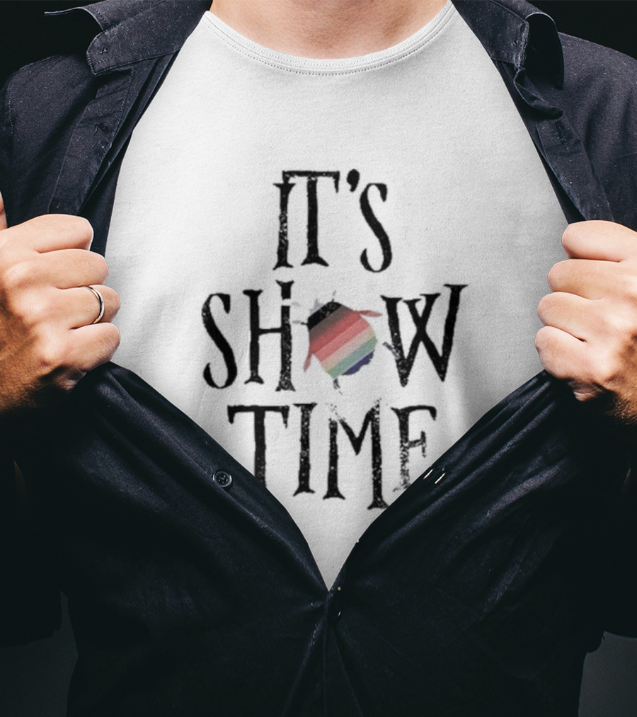 It's Showtime Beetlejuice Rainbow Pride T-Shirt