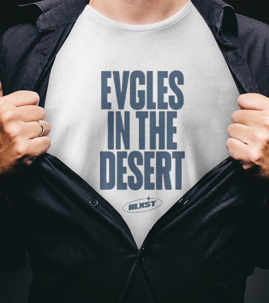 Blxst Evgles In The Desert Denim T-Shirt