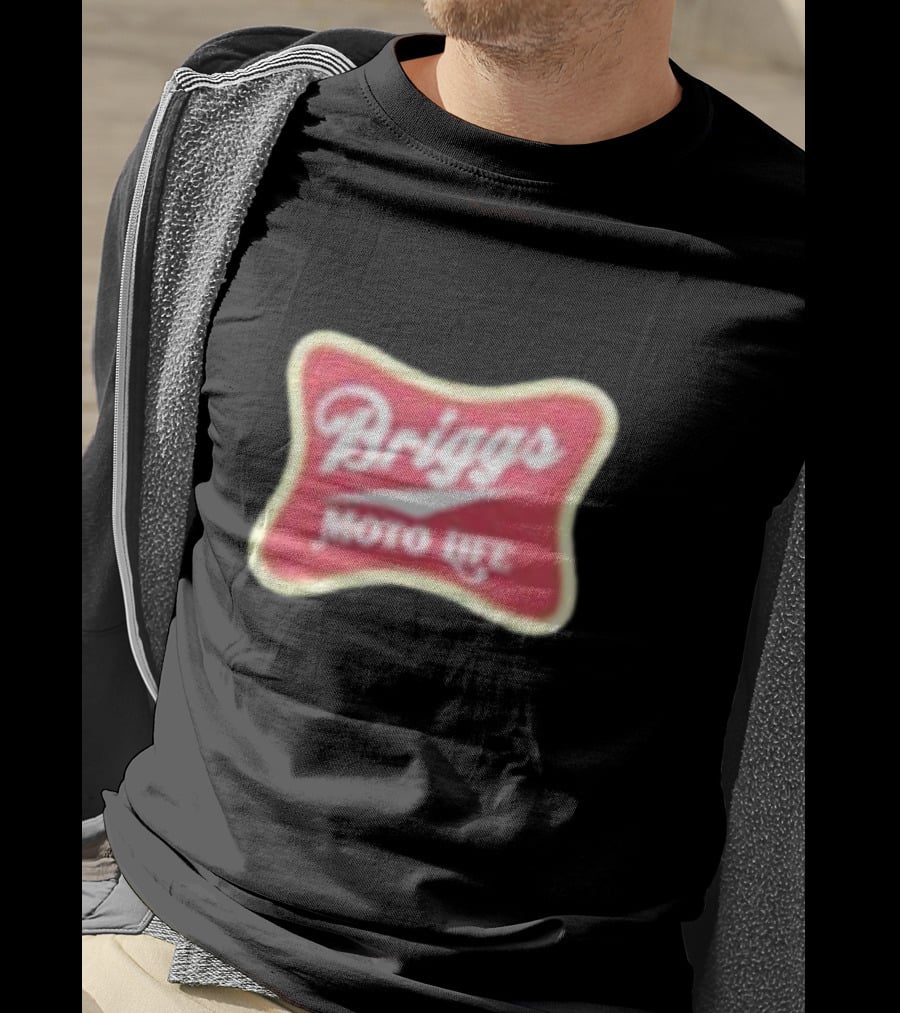 Briggs Moto Life Red Emblem T-Shirt