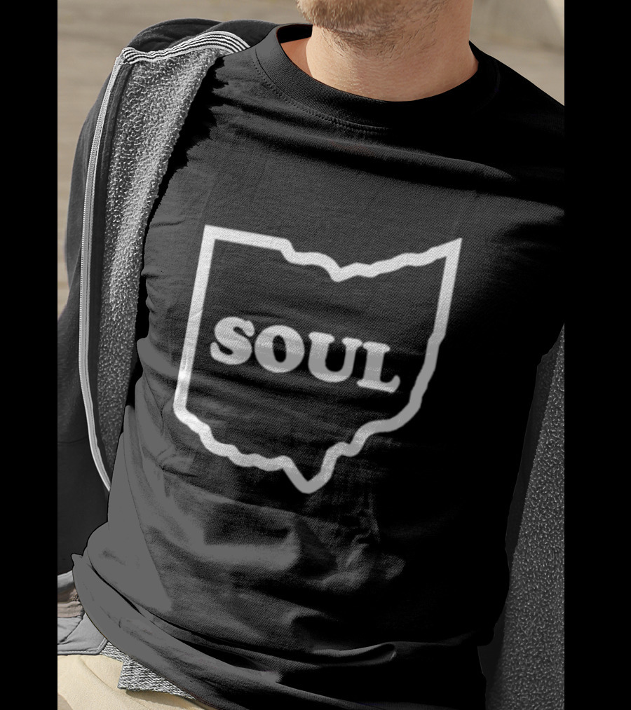 Colemine Records Ohio Soul In State Outline T-Shirt