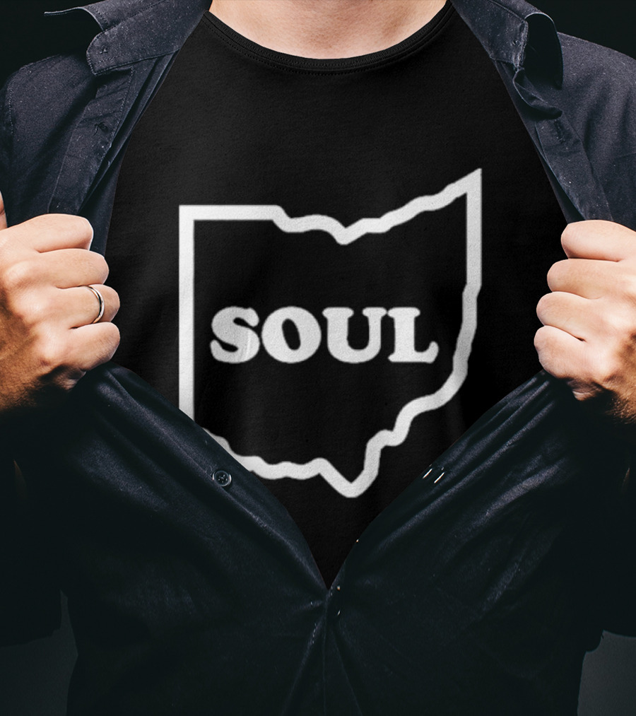 Colemine Records Ohio Soul In State Outline T-Shirt