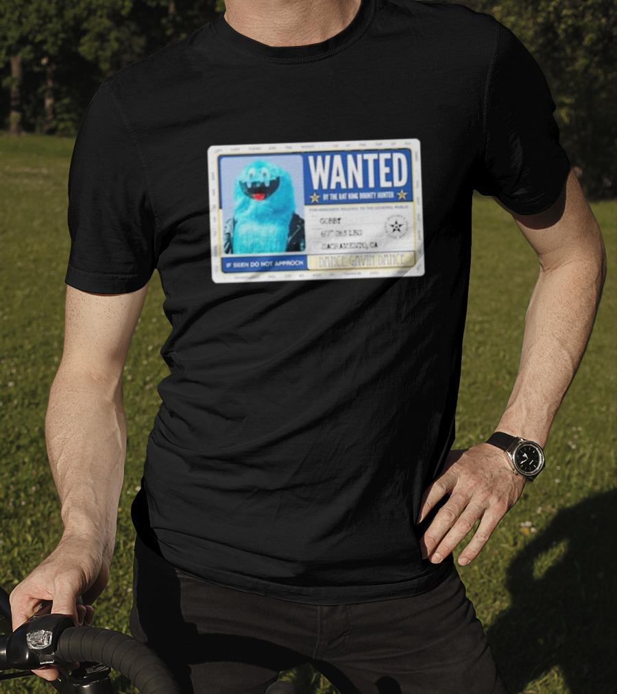 Dance Gavin Dance Wanted Gobby Rae King Bounty Hunter Sacramento T-Shirt