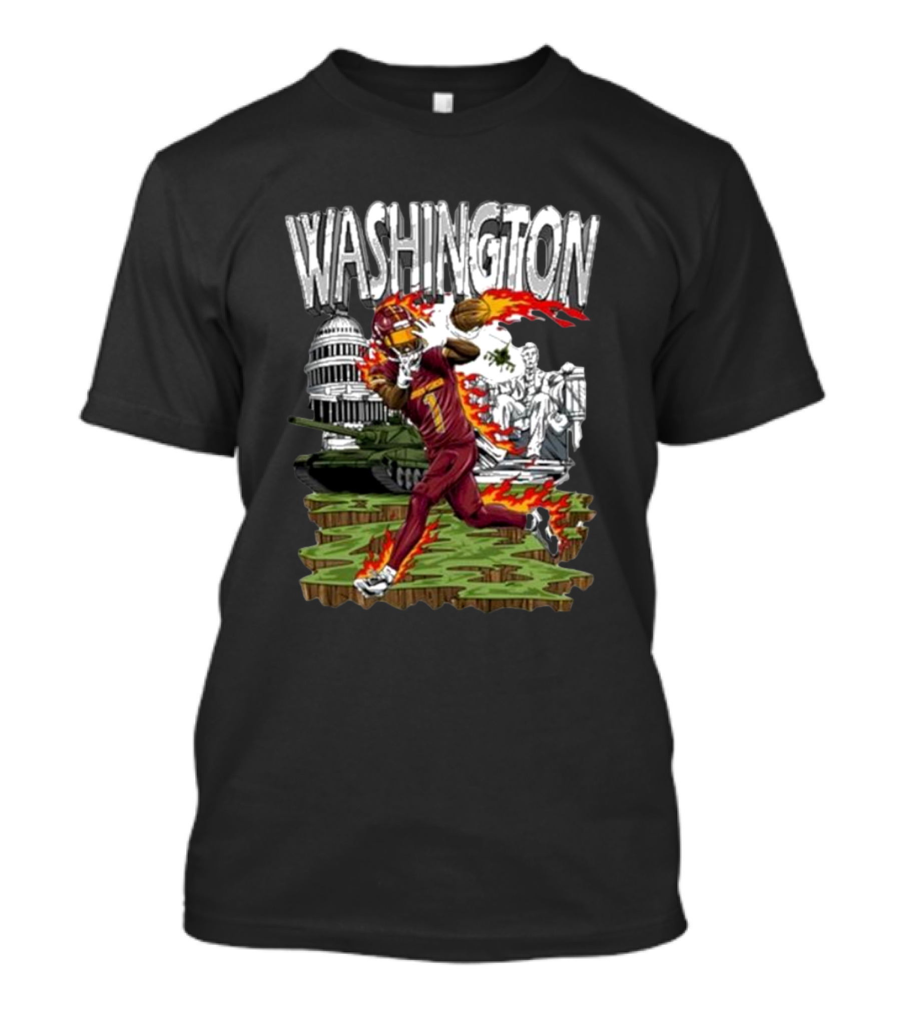 Washington Dark Horse JD X DH Football Capitol T-Shirt