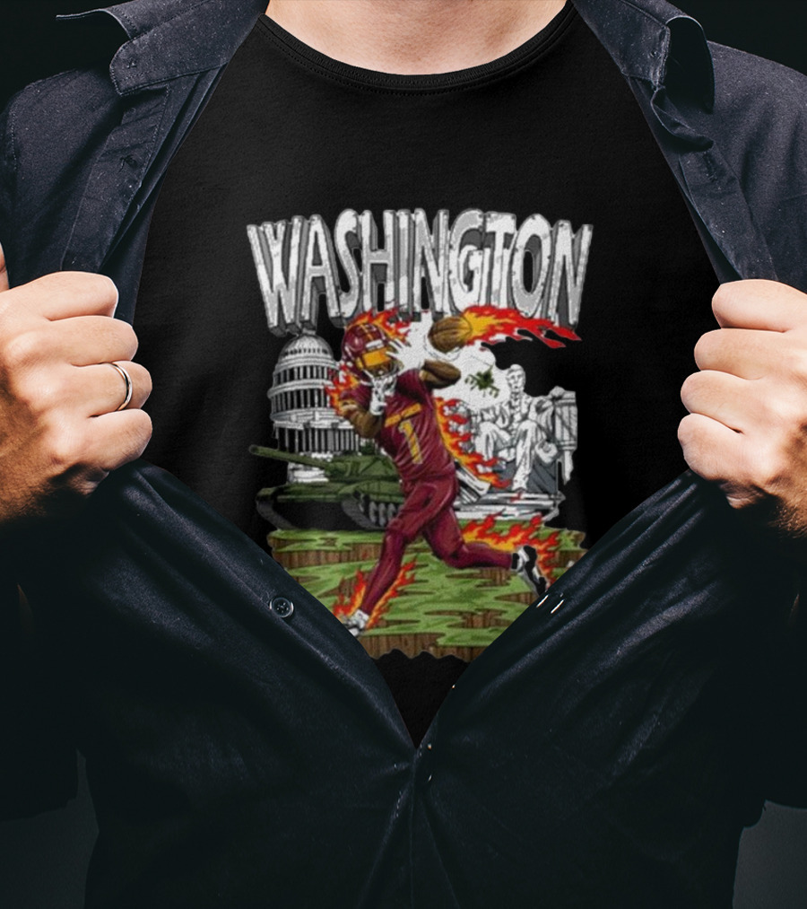 Washington Dark Horse JD X DH Football Capitol T-Shirt