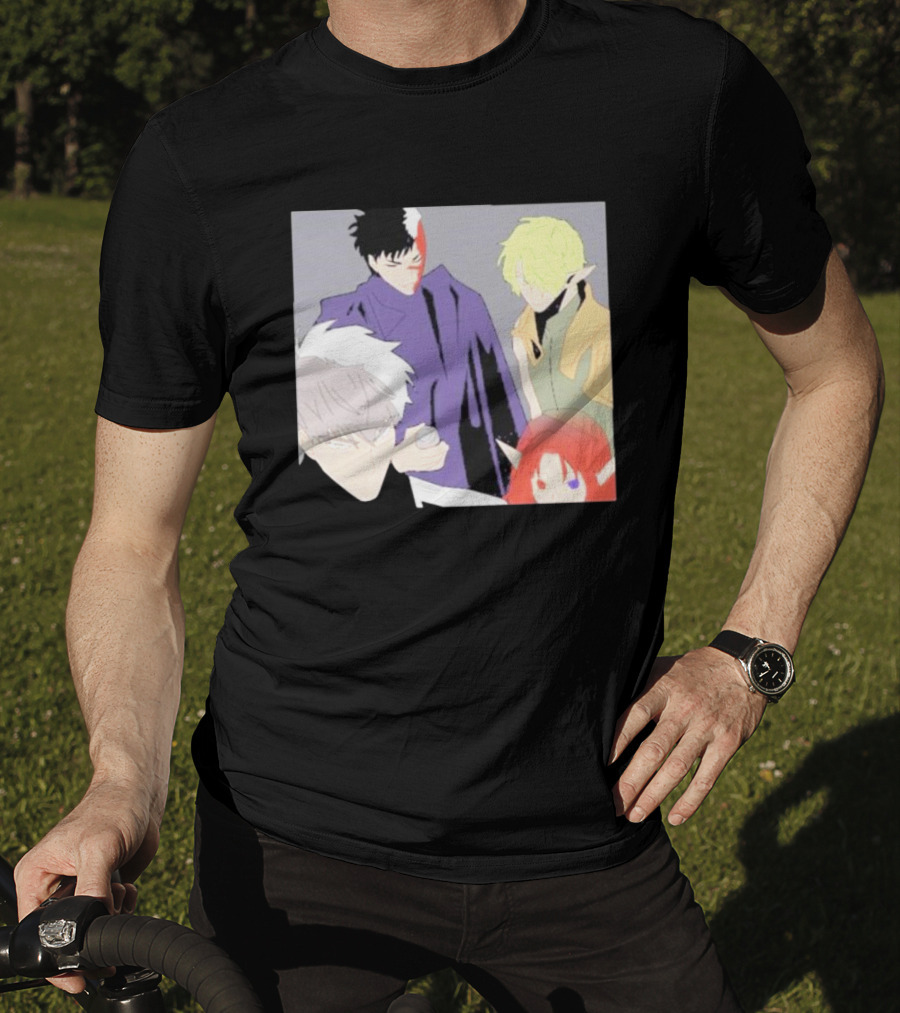 Anime Elf Kingdom Mysterious Characters Quartet T-Shirt