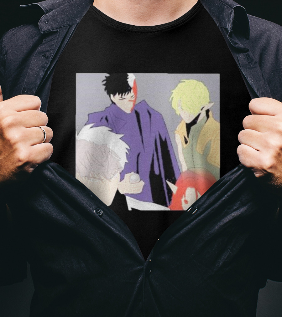 Anime Elf Kingdom Mysterious Characters Quartet T-Shirt