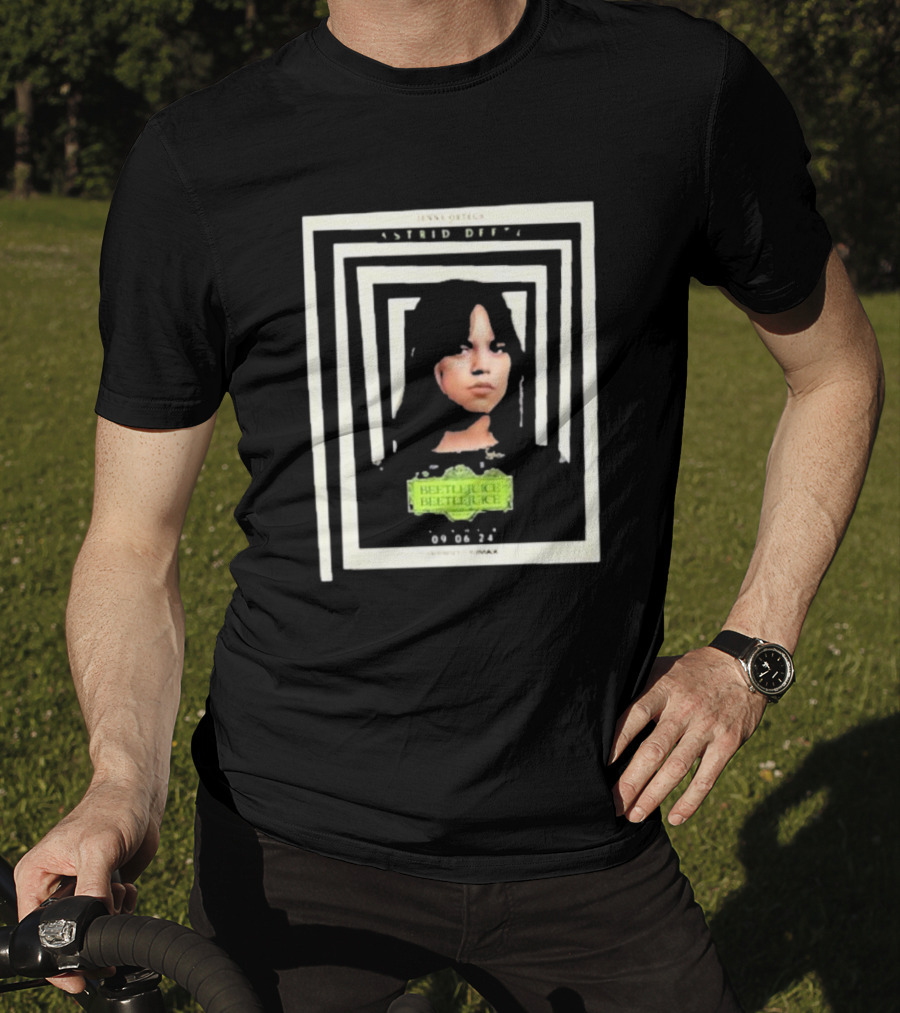 Jenna Ortega Astrid Deetz Beetlejuice 09 06 24 Warner Bros IMAX T-Shirt