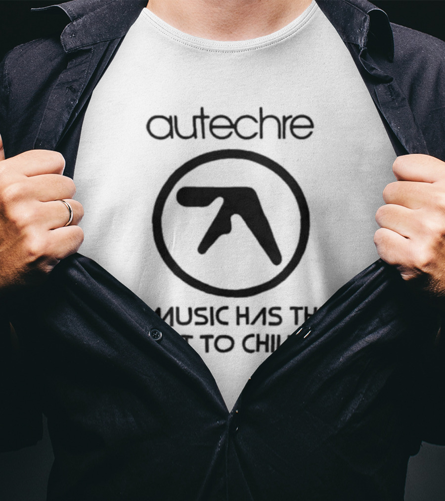 Autechre Aphex Twin Music Has The Right To Children Circle Logo T-Shirt
