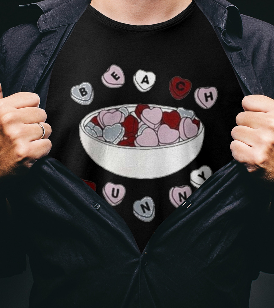 Beach Bunny Candy Heart Bowl T-Shirt