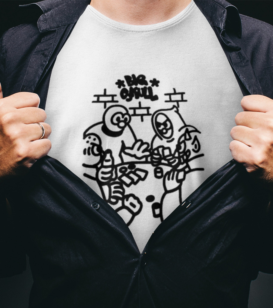 Big Skull Studio Big Skull Poker Game Street T-Shirt