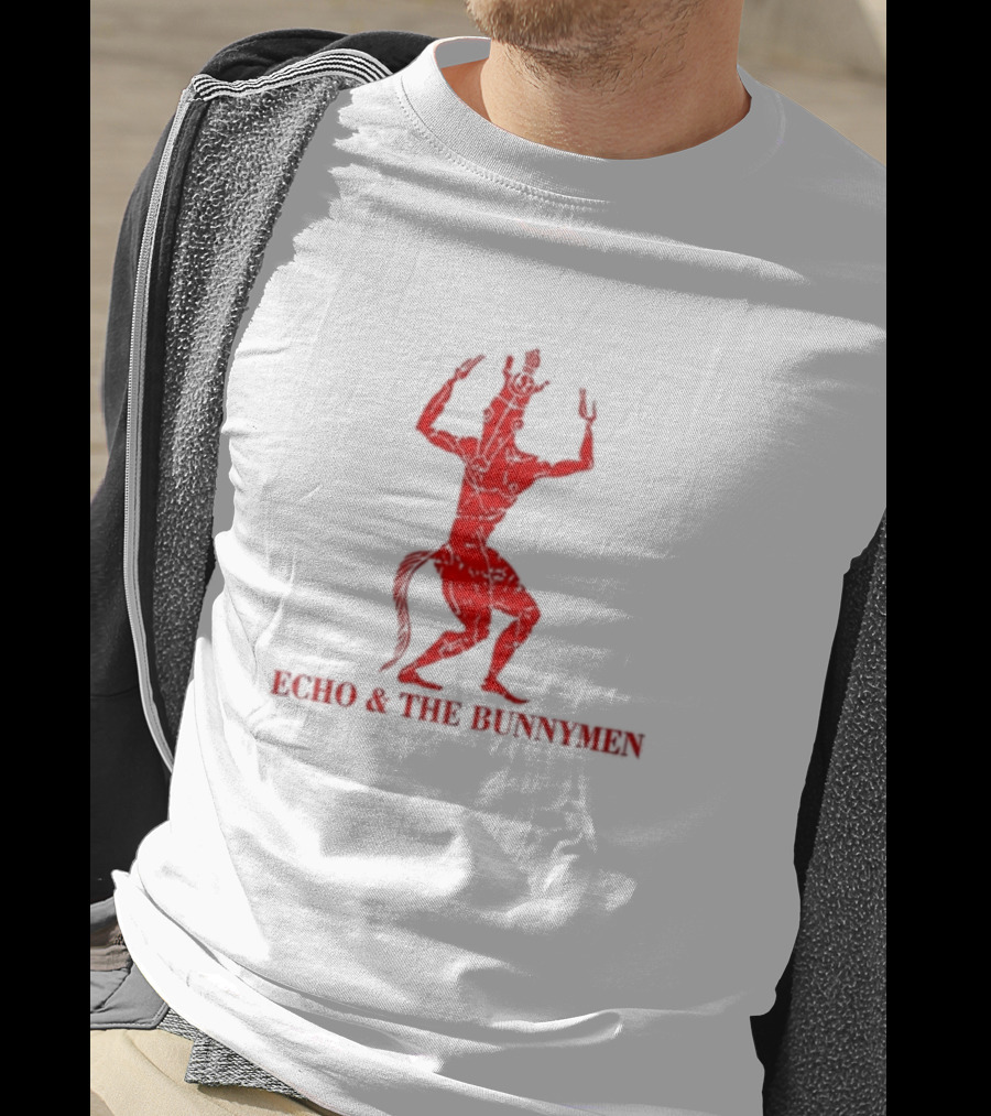 Echo And The Bunnymen Bring On The Dancing Horses Red Mythical Centaur T-Shirt