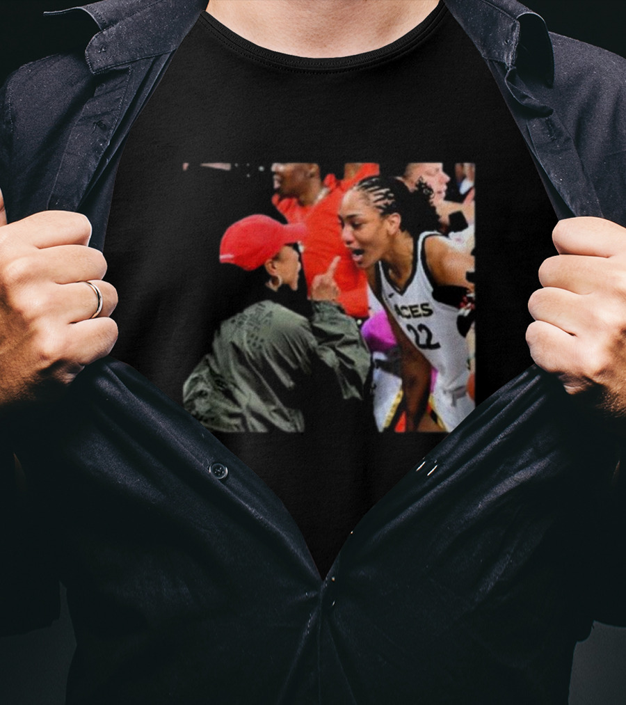 A’ja Wilson Dawn Staley Las Vegas Aces And Anxiety T-Shirt