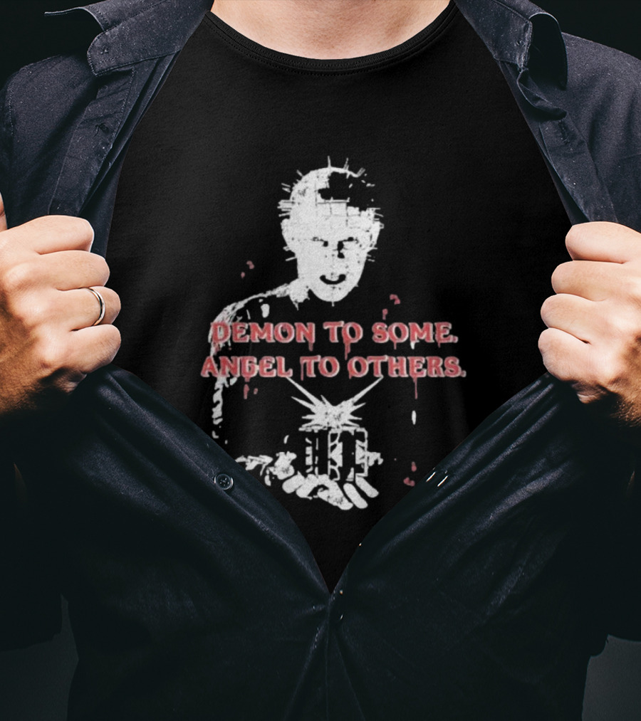Demon To Some Angel To Others Hellraiser Puzzle Box T-Shirt
