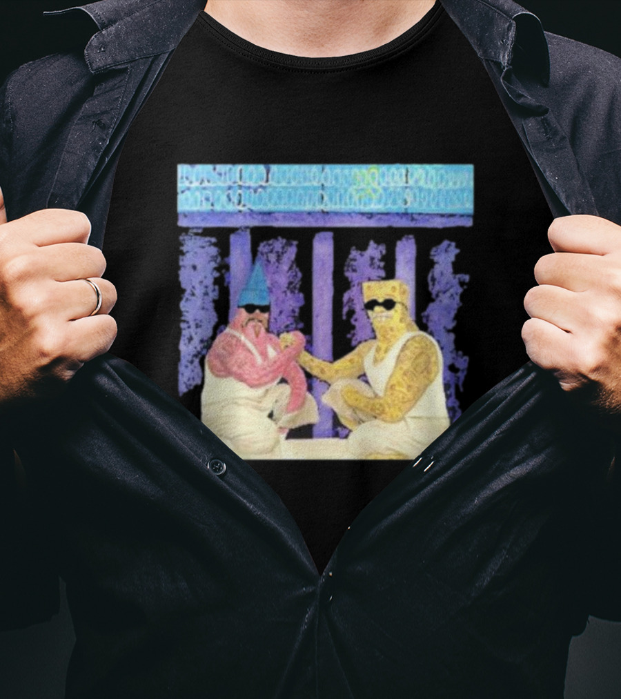 Mi Riqueza Ariel Camacho Greek Style Illustrative Scene T-Shirt