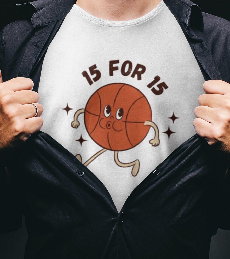 15 For 15 Basketball T-Shirt