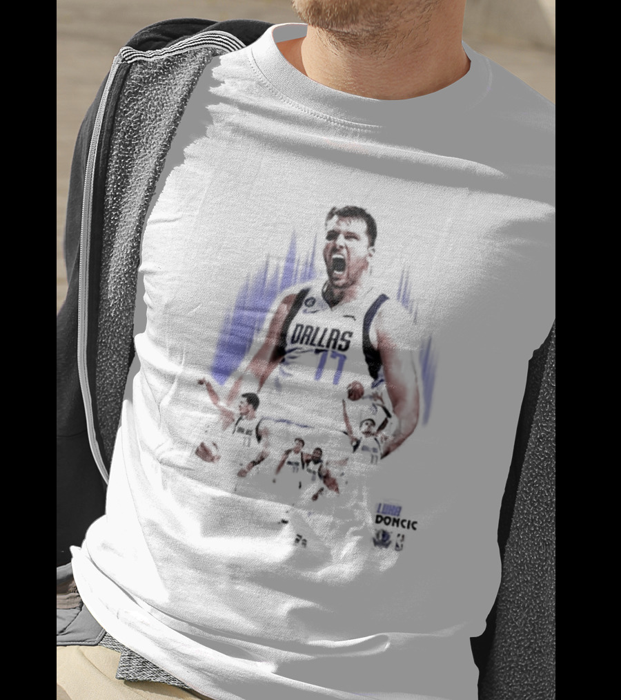 Luka Doncic Dallas 77 Western Conference Basketball T-Shirt