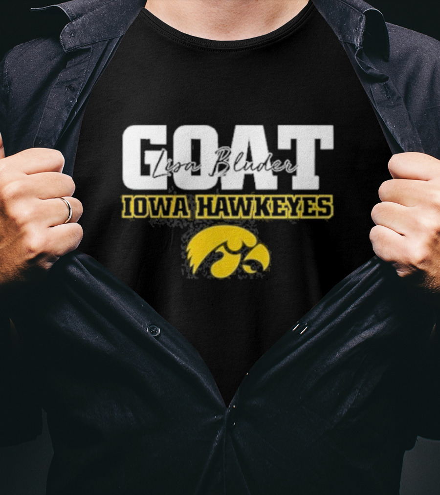 GOAT Lisa Bluder Iowa Hawkeyes T-Shirt