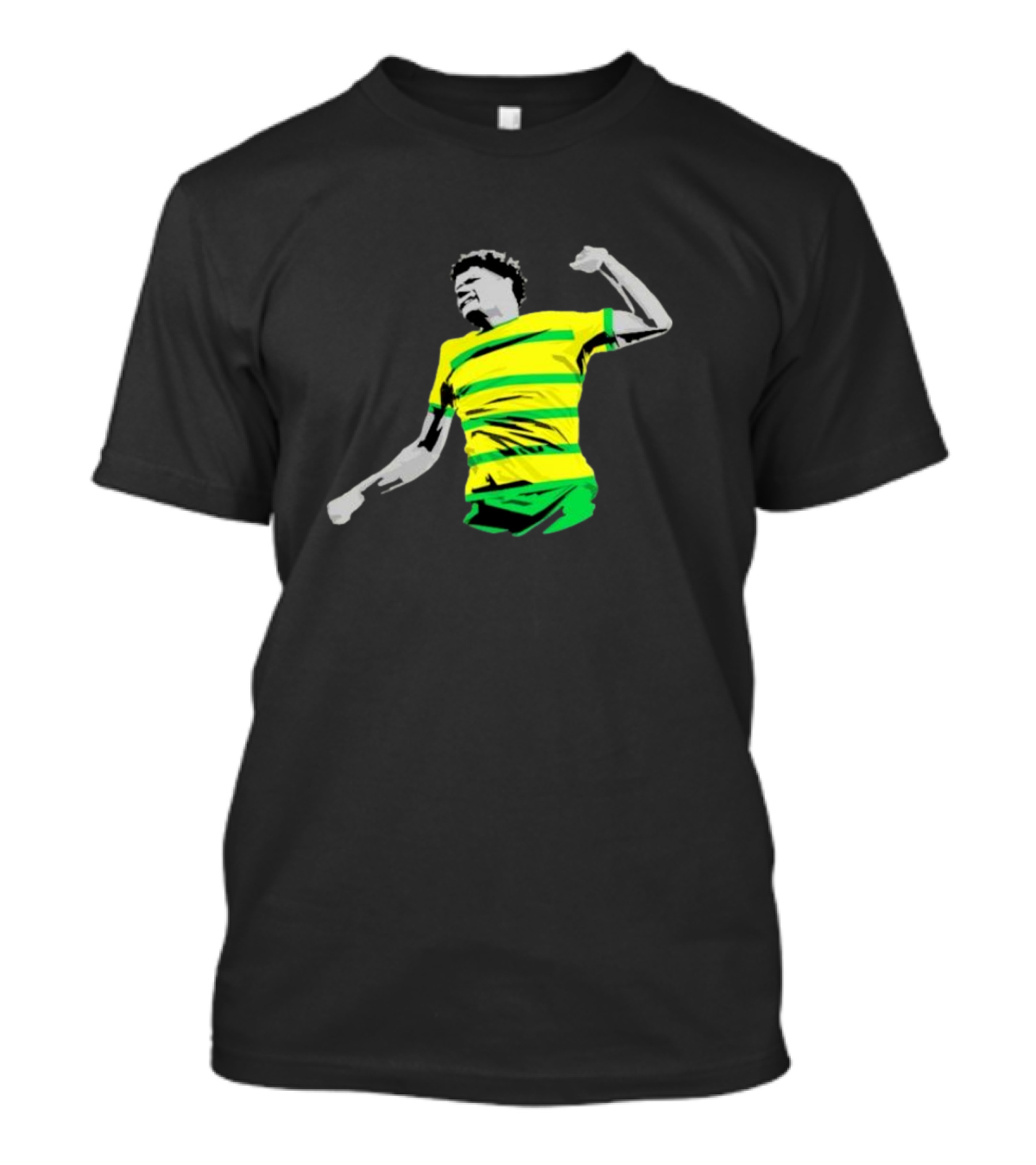 GS17 Gabriel Sara Norwich Football Celebration Iconic Stripes T-Shirt