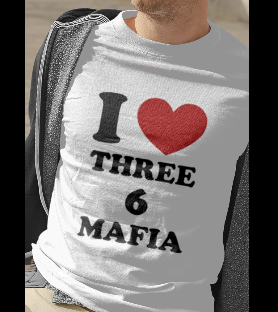 I Love Heart Three 6 Mafia T-Shirt