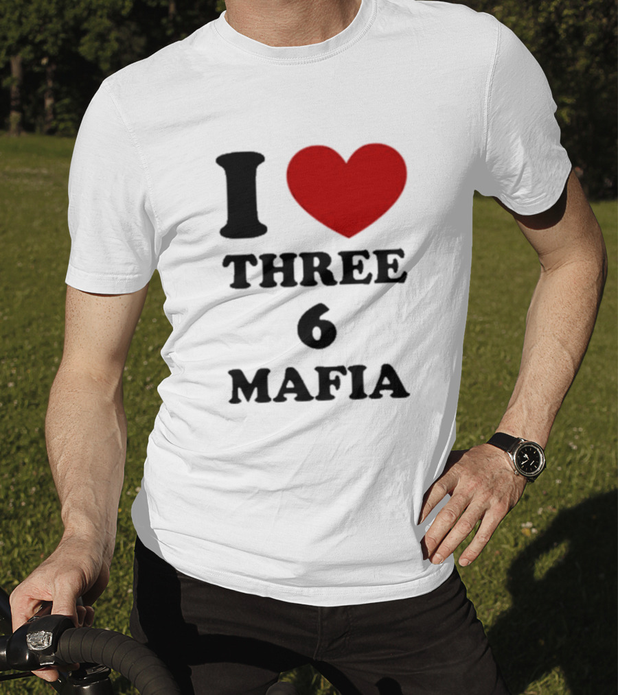 I Love Heart Three 6 Mafia T-Shirt