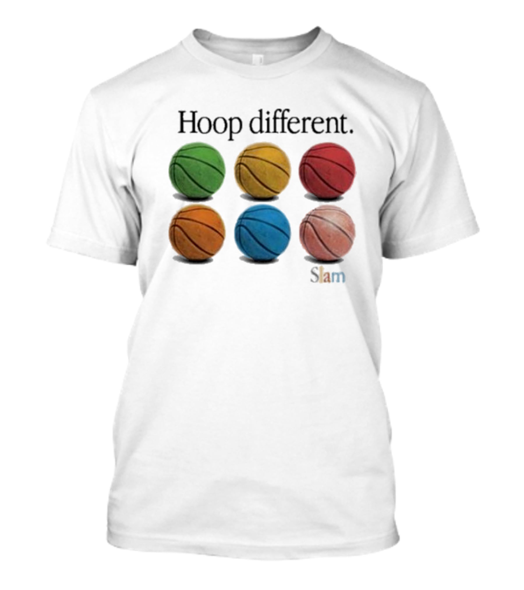 Kate Martin Hoop Different Slam Basketball Multicolor Balls T-Shirt