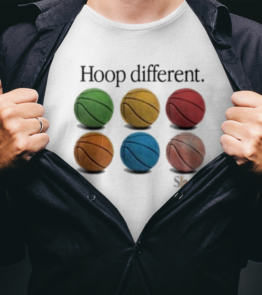 Kate Martin Hoop Different Slam Basketball Multicolor Balls T-Shirt