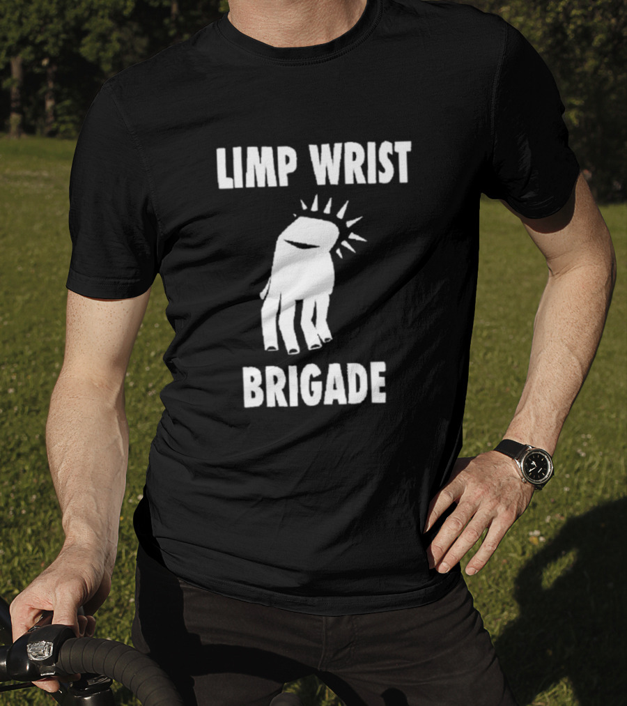 Limp Wrist Brigade Sunshine Clenched Fist T-Shirt