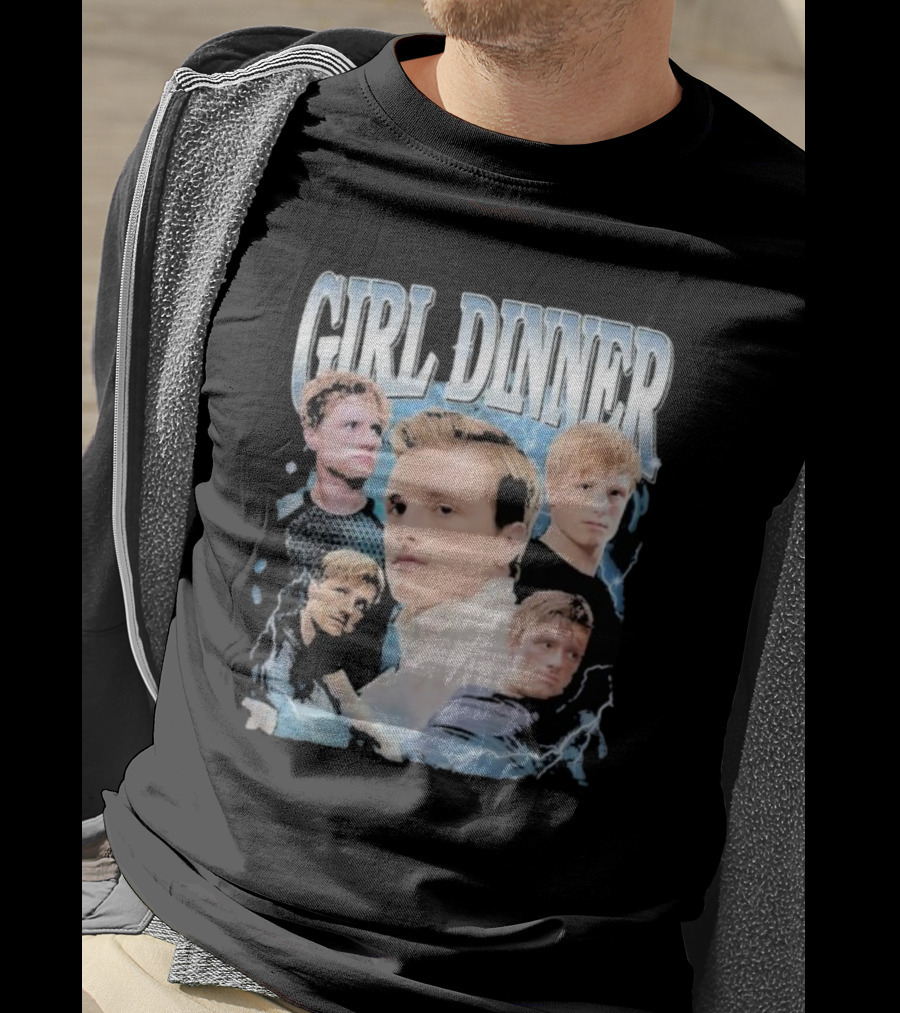 Girl Dinner Josh Hutcherson Collage Multiple Expressions T-Shirt