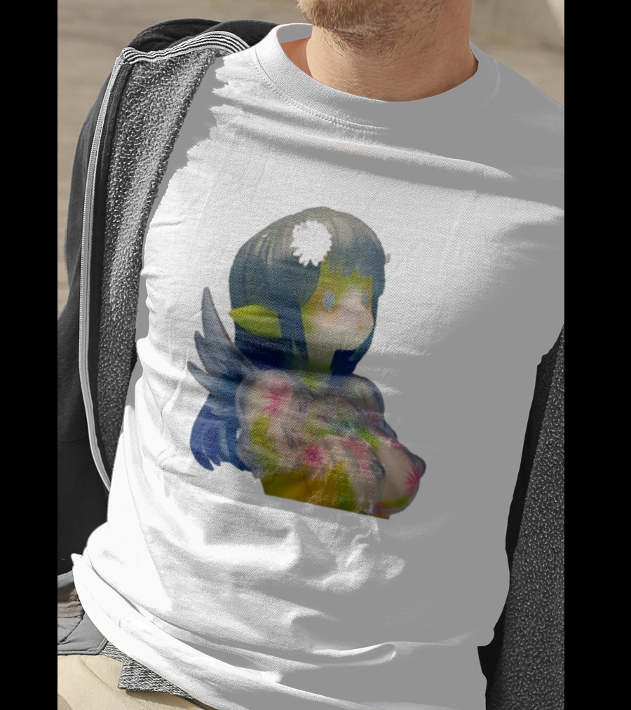 Kikillopieces Makino Fantasy Figurine With Elf Ears And Floral T-Shirt