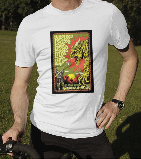 King Gizzard And The Lizard Wizard 23 May 2024 Amsterdam NL AFAS Live Monster T-Shirt