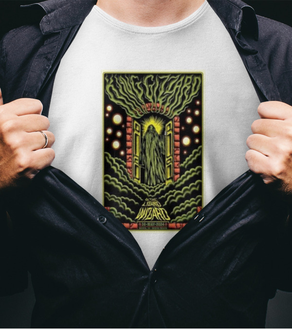 King Gizzard And The Lizard Wizard May 30 2024 Bristol Beacon UK Concert Psychedelic T-Shirt