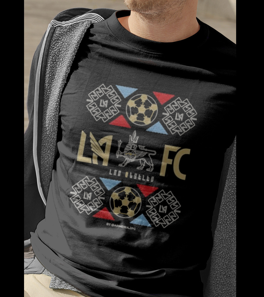 LAFC 500 Level Armenian Heritage Night LA Football Club Armenian Motifs T-Shirt