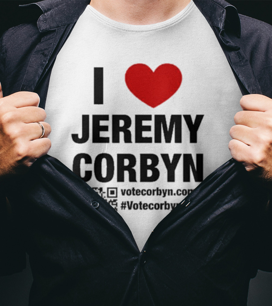 I Love Jeremy Corbyn VoteCorbyn.com #VoteCorbyn T-Shirt