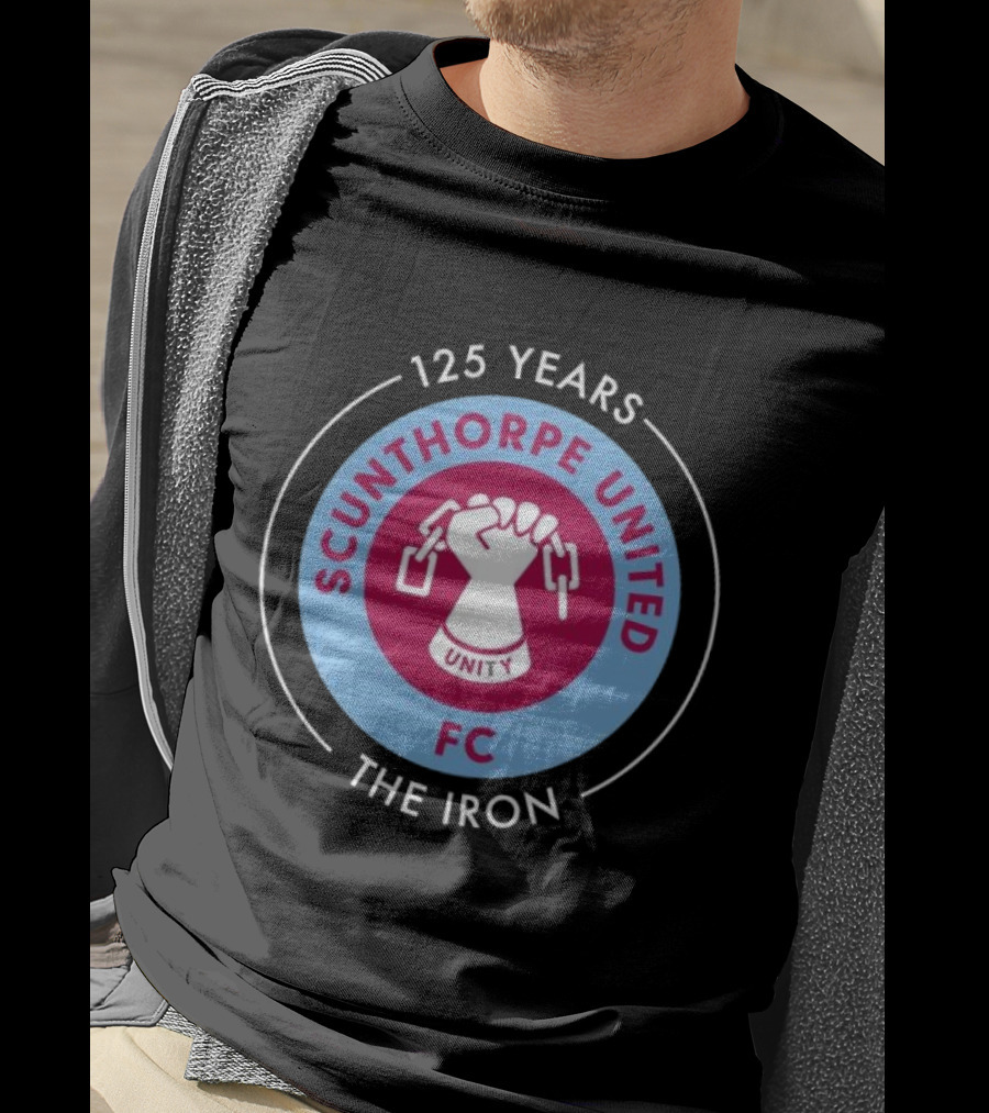 125 Years Scunthorpe United FC The Iron Unity T-Shirt