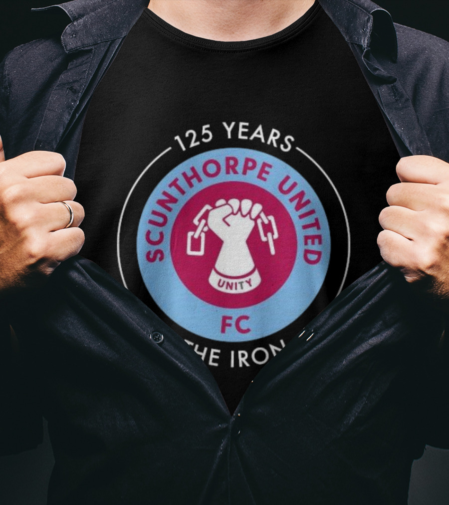 125 Years Scunthorpe United FC The Iron Unity T-Shirt